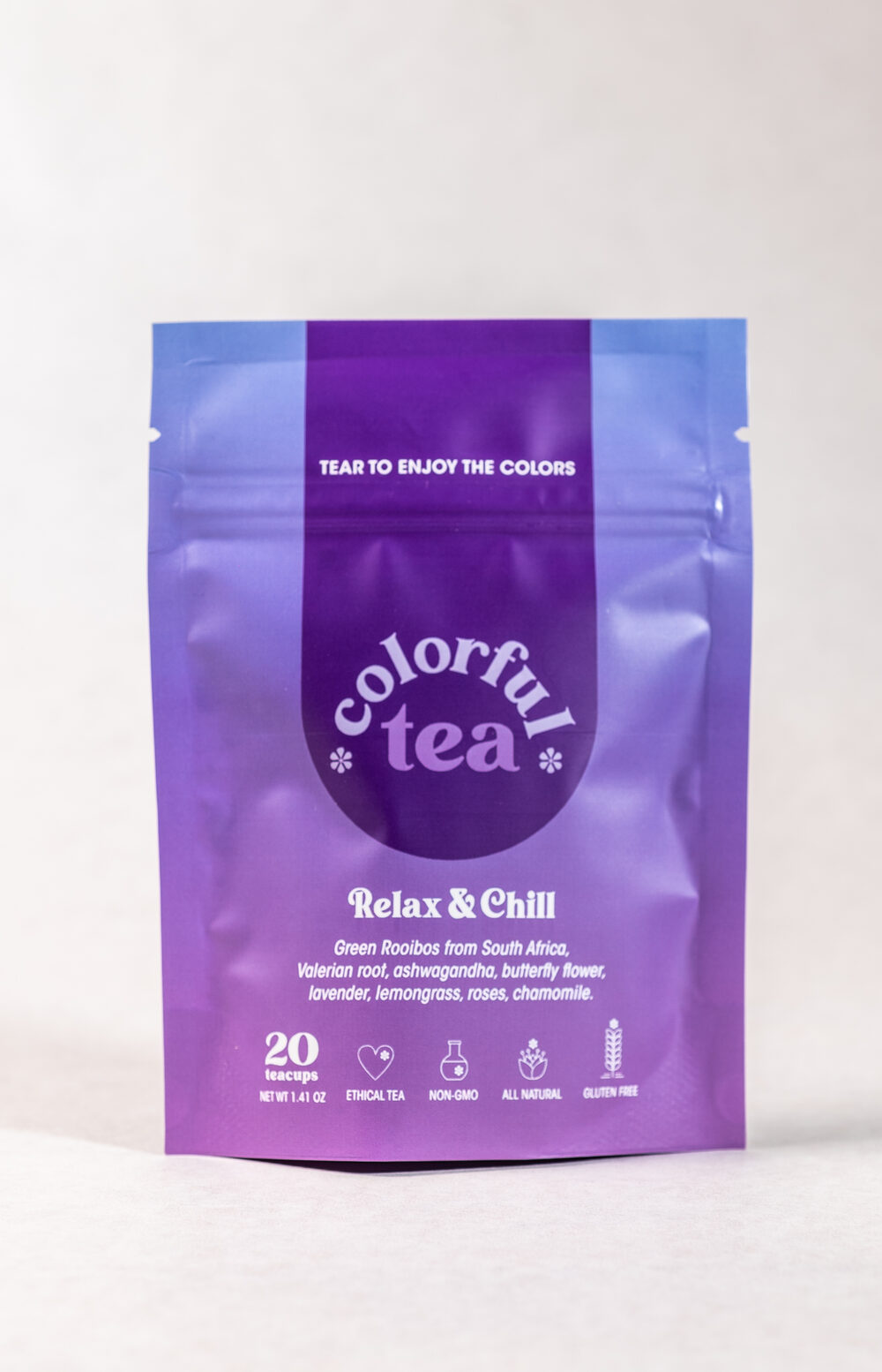 Relax & Chill tea pouch